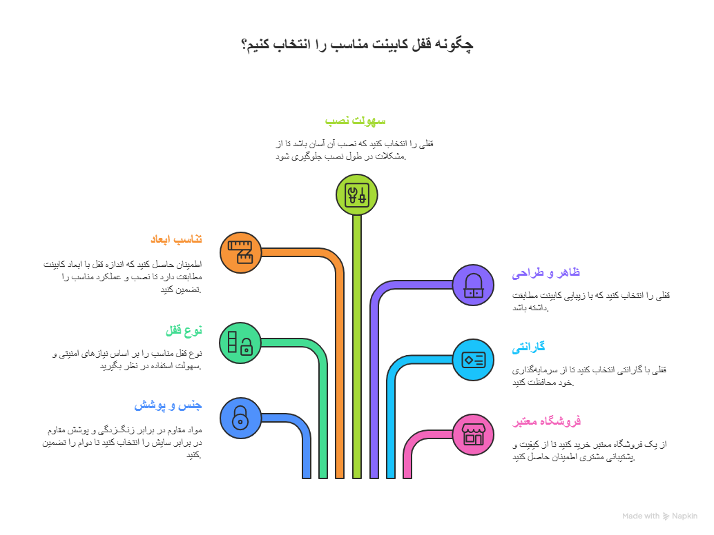 چگونه قفل کابینت مناسب را انتخاب کنیم؟
