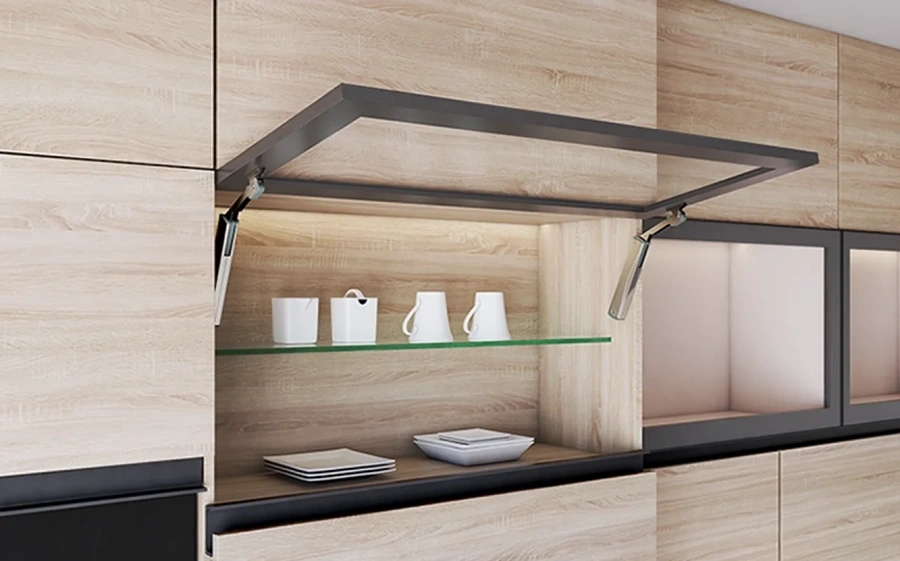 مراحل نصب جک ساعتی کابینت