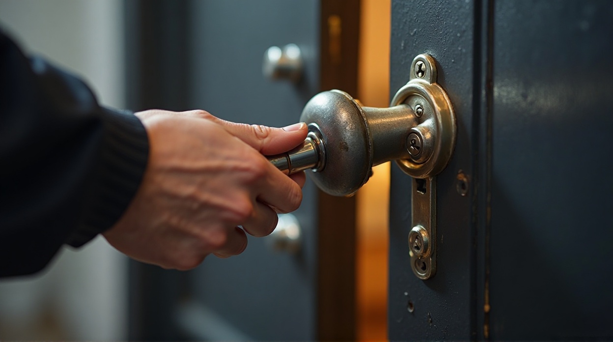 چطور درب ضد سرقت را بدون کلید باز کنیم؟ 🔓 راهنمای کامل و ایمن + ابزار و مراحل 4