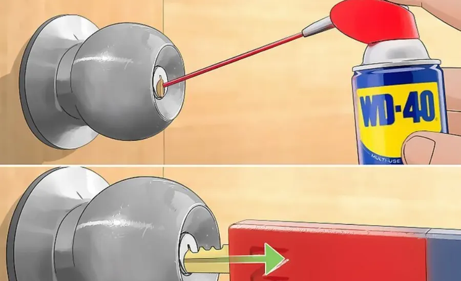 باز کردن قفل با ابزار ساده در مواقع اضطراری