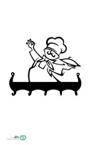 قلاب آویز لباس فانتزی 505 میرو - Miro