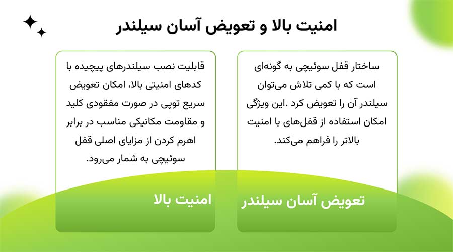 امنیت قفل سوئیچی