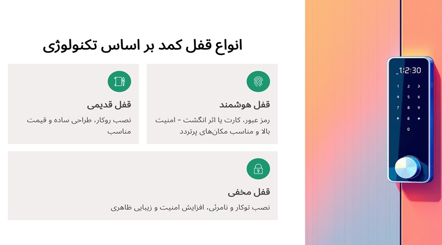 انواع قف کمد