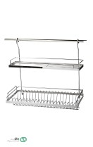 جابشقابی دو طبقه آویز  تسمه ای آذین - Azin