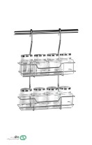 جا ادویه و حبوبات دو طبقه آویز آذین - Azin