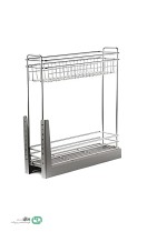 سبد جا بطری و حبوبات دو طبقه آذین - Azin