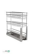 سبد جا بطری و حبوبات سه طبقه آذین - Azin