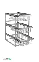 سبد ریلی چند منظوره سه طبقه آذین - Azin