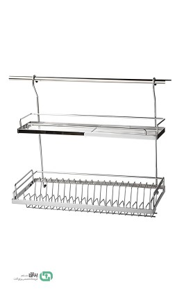 جابشقابی دو طبقه آویز  تسمه ای آذین - Azin