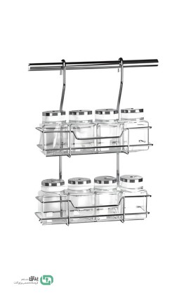 جا ادویه و حبوبات دو طبقه آویز آذین - Azin