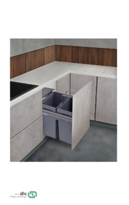 سطل زباله دو مخزن HKT02 اچ تی ان - HTN